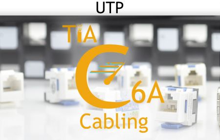 Kabel UTP - TIA C6A - Penyelesaian Tanpa Perisai Pengkabelan TIA C6A